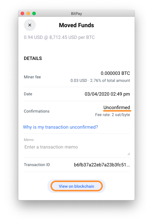 Bitcoin transaction not confirmed leveraged bitcoin