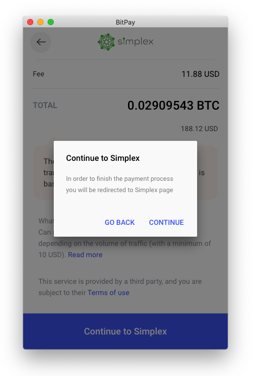 simplex bitcoin login