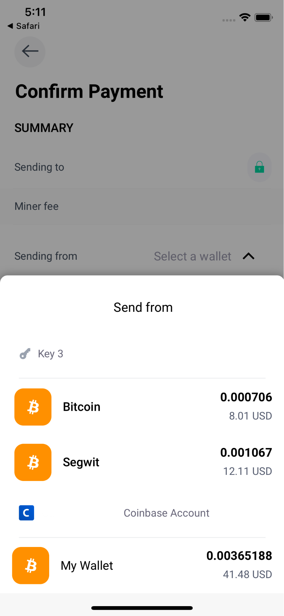 how to pay using coinbase