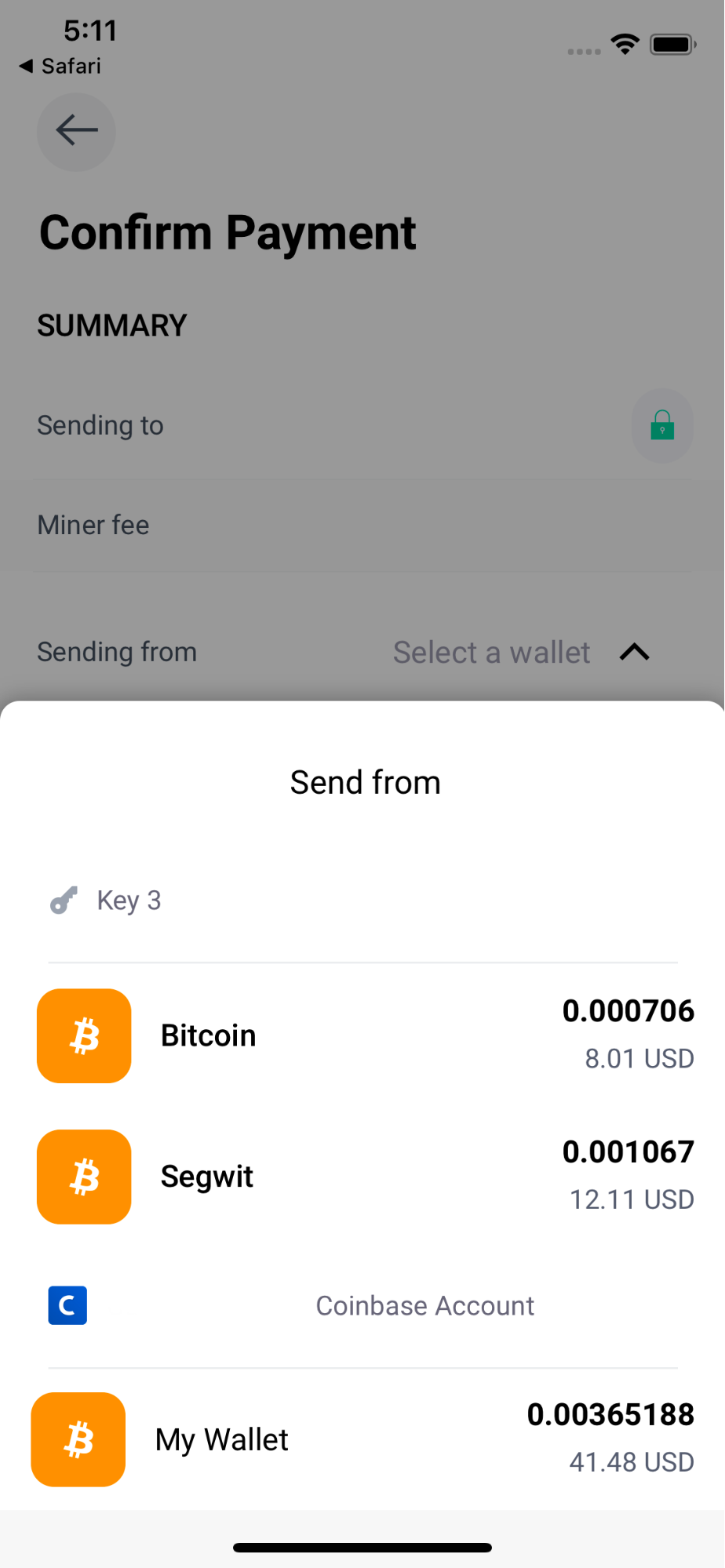 how to make a payment with coinbase