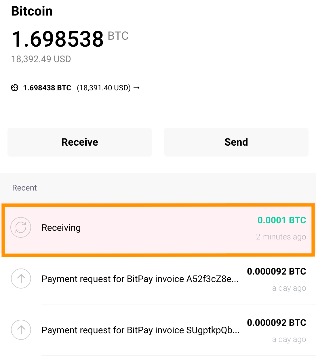 bitcoin transaction still unconfirmed
