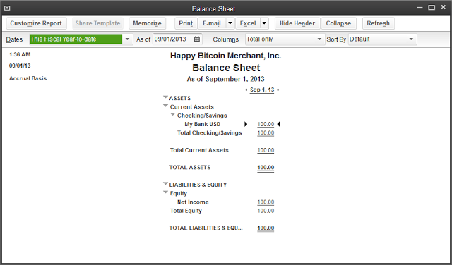 Bitcoin in quickbooks online